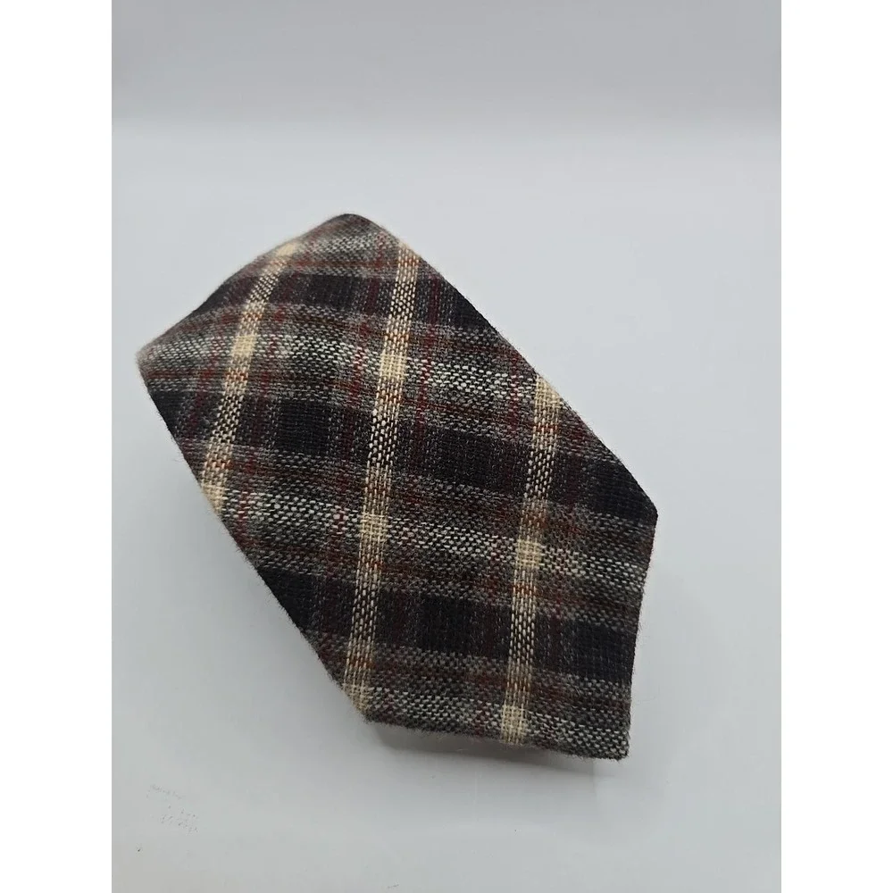 Vintage Glengala Tie Necktie Mens‎ Wool  Scotland 3